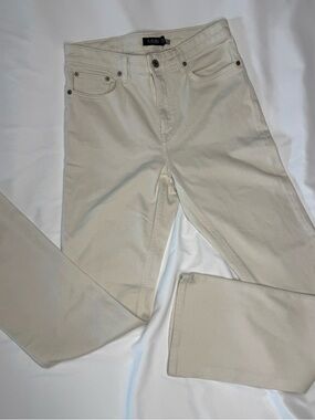 Ralph Lauren White Denim Jeans Women’s Size 8